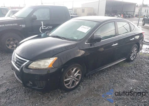 2013 Nissan Sentra Sr из США, поврежденный, VIN 3N1AB7AP4DL627282